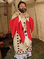 Bischof kleidet sich an