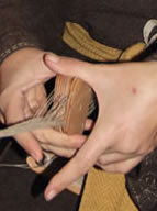 Spinnen mit der Fallspindel